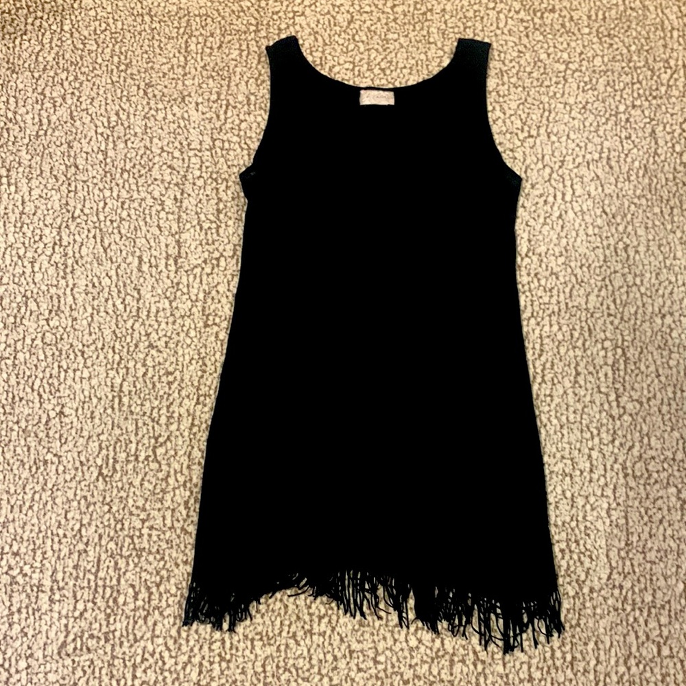 Black mesh bathing suit cover-up